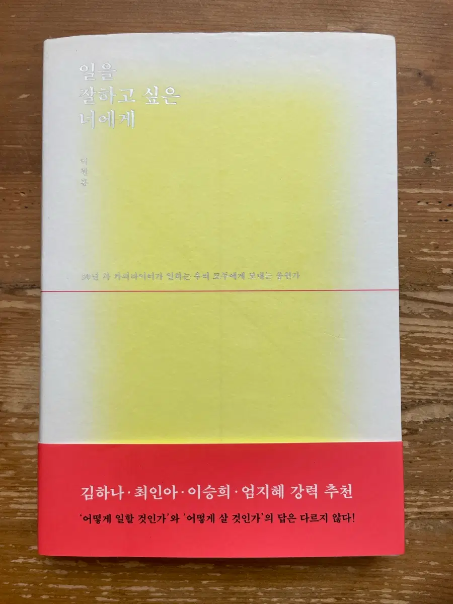 일을 잘하고 싶은 너에게 - 이원흥