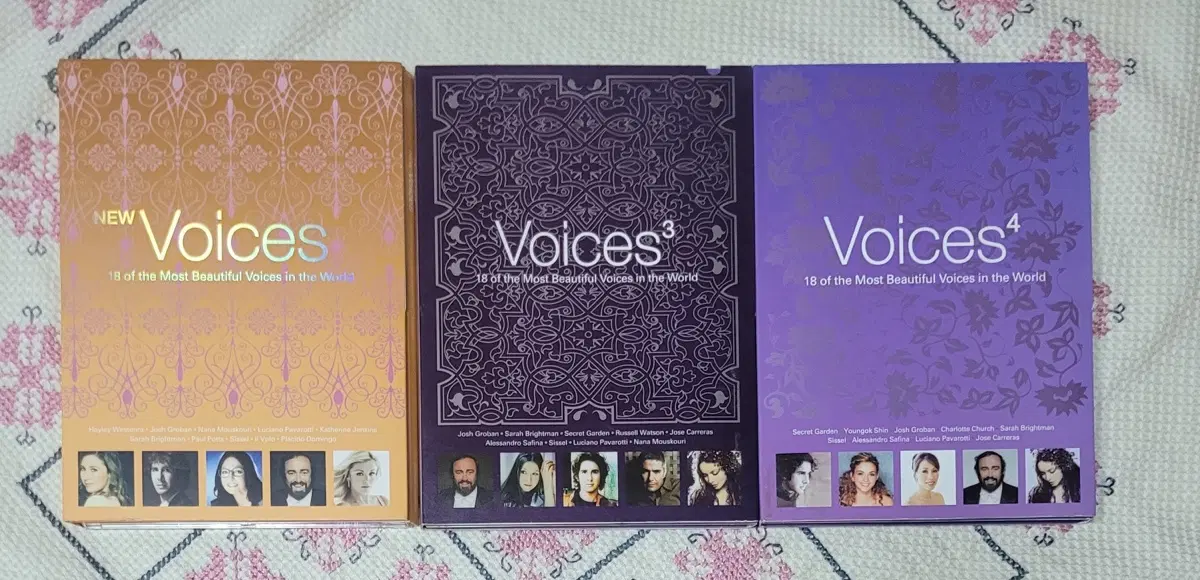 보이시스 시디 모음 (팝송,오페라,팝페라,영화음악)