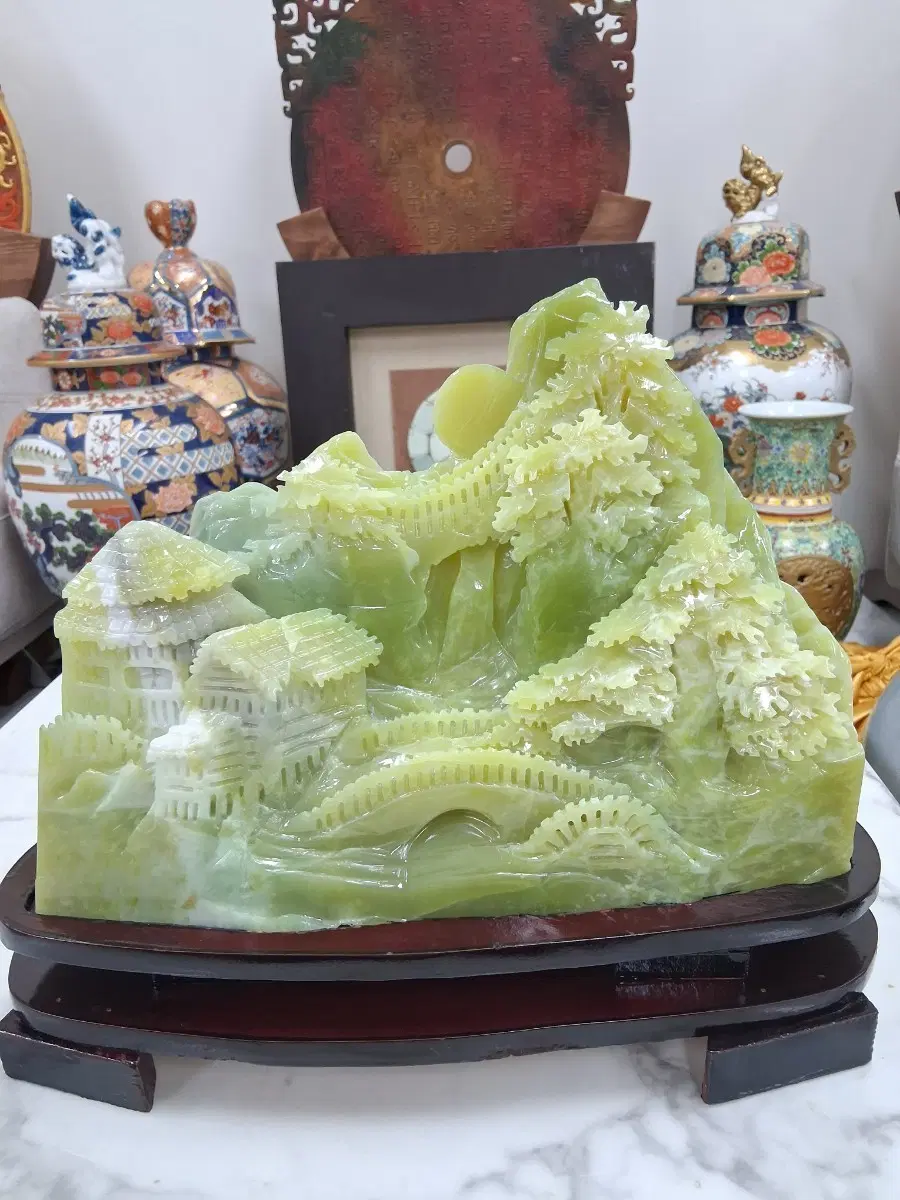 천연. 산수옥