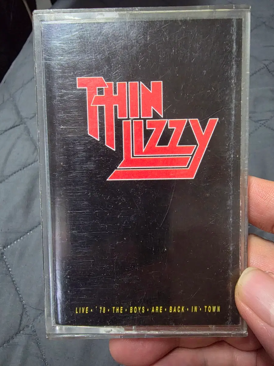 Thin Lizzy 게리무어 참여 그룹 라이브 카세트 테이프