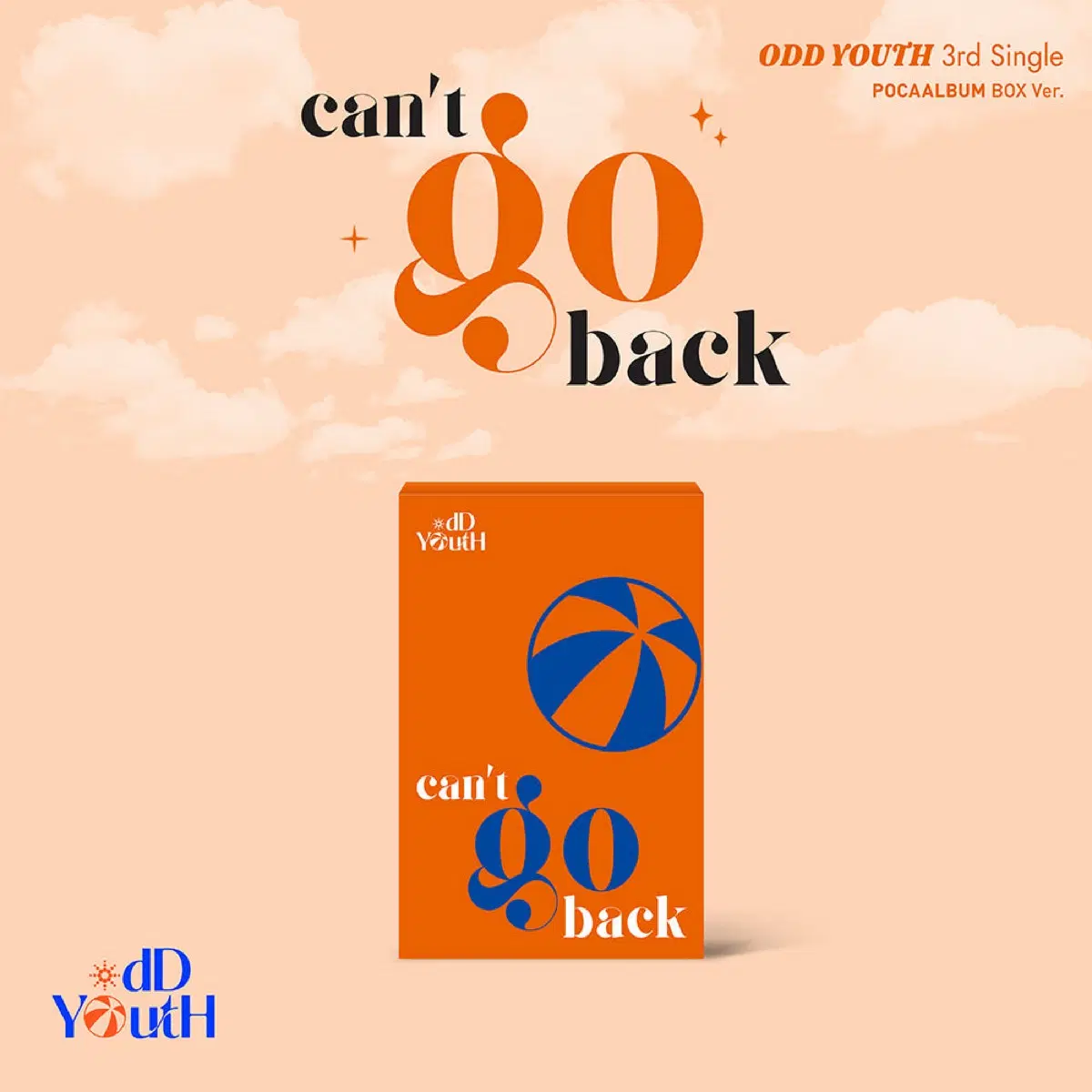 오드유스 ODD YOUTH 3집 싱글앨범 can't go back (POCAALBUM BOX Ver.)