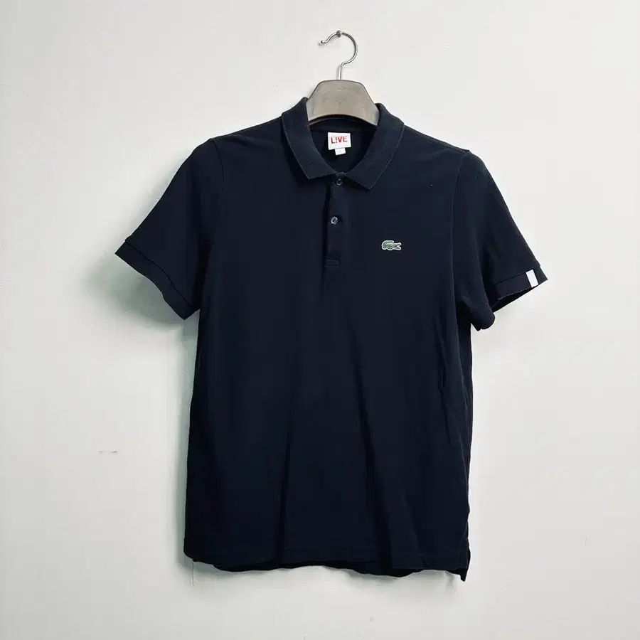 라코스테 라이브(LACOSTE L!VE) 네이비 반팔 카라티 (L 사이즈)