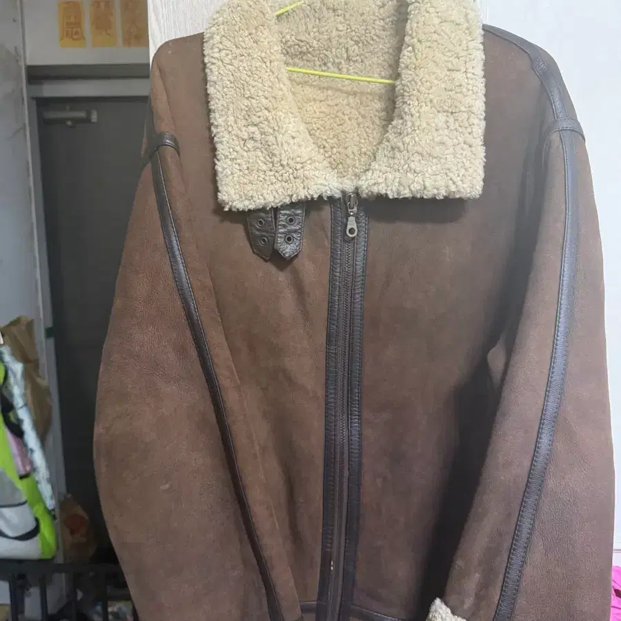 남자천연양가죽양털무스탕