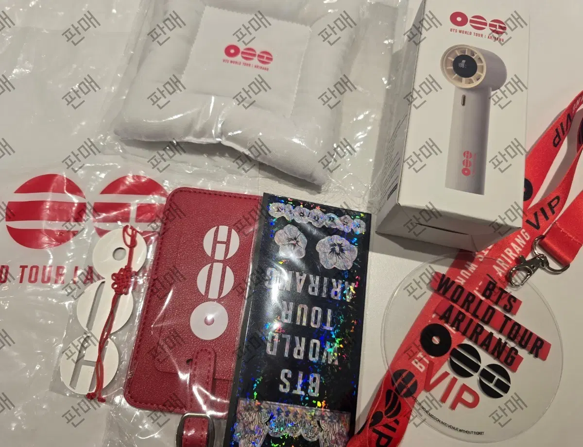 방탄 BTS 아리랑 콘서트 vip gift 랜야드 세트 판매