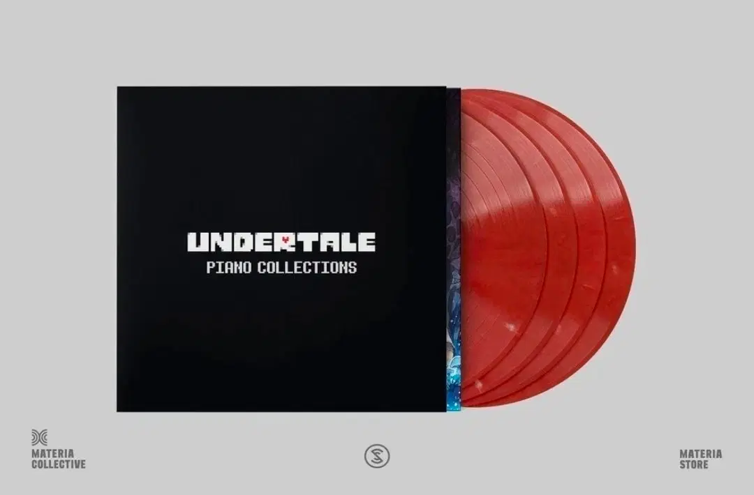 언더테일 피아노 컬렉션 4LP 세트 (레드 컬러 한정판)