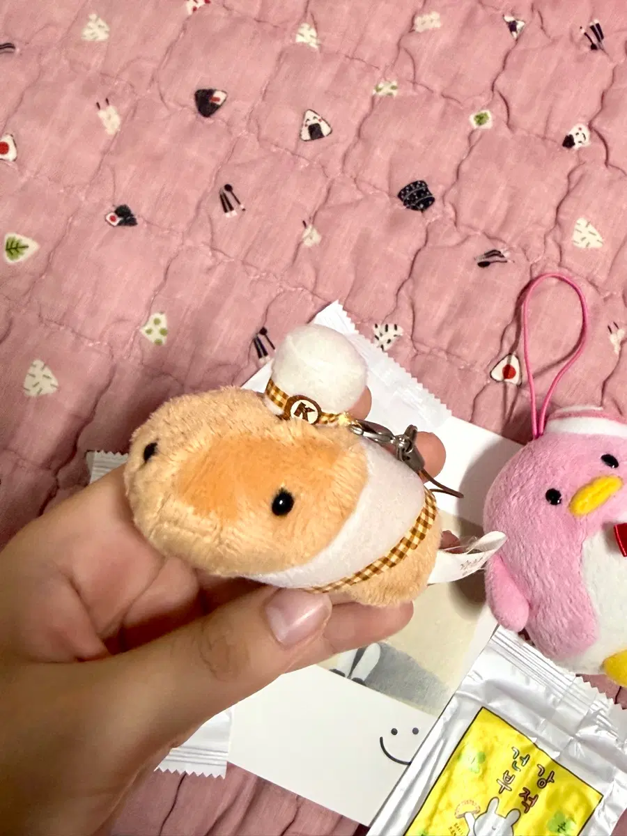 요리사 카피바라 인형 키링