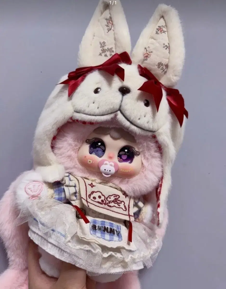 베이비쓰리 지이모 해양 토끼모자 옷 세트