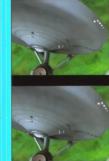 스타트렉 35mm 필름 연속 5컷 엔터프라이즈 NCC-1701