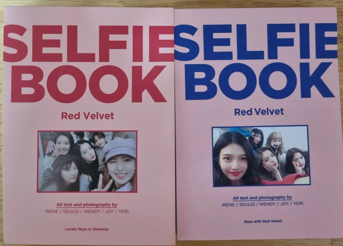 레드벨벳 레벨업프로젝트 셀피북 1,2 일괄판매