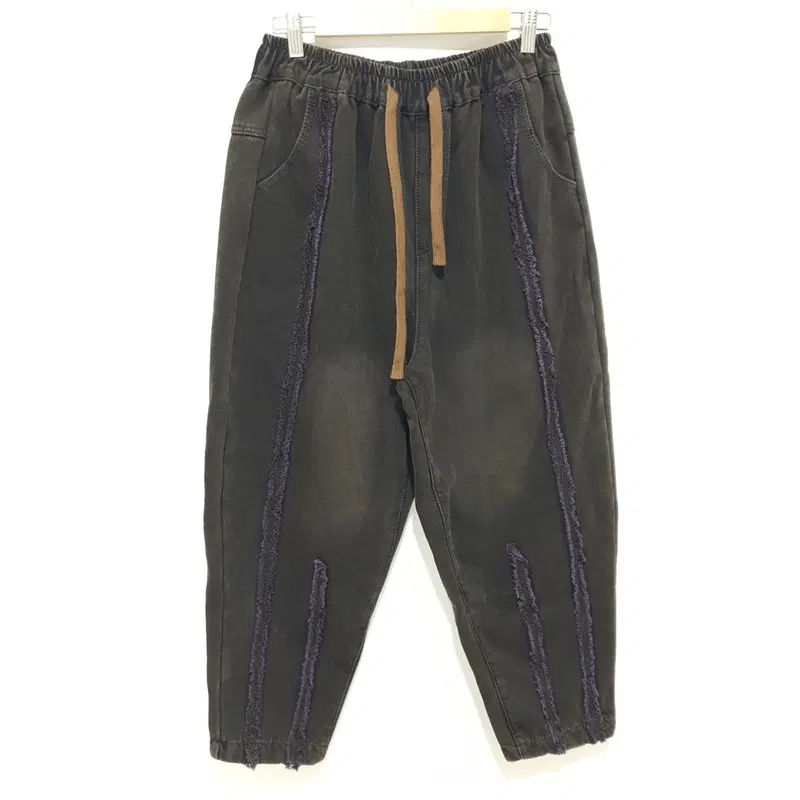 기모 데님 벌룬 핏 팬츠 M_W0883