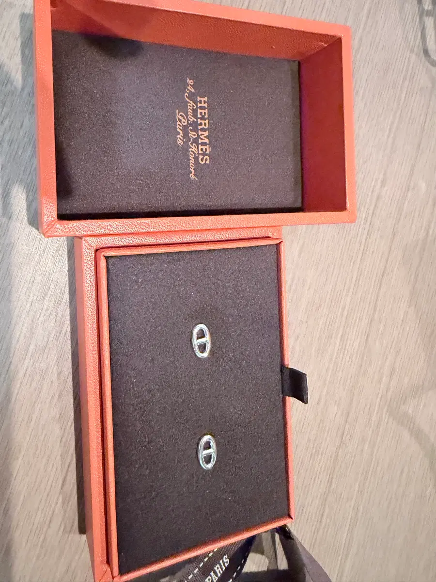 에르메스 파랑돌 실버 귀걸이