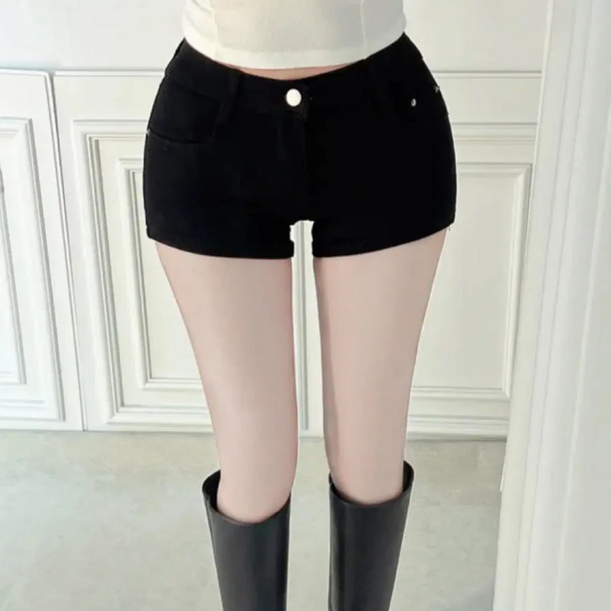 블랙 숏팬츠 핫팬츠
