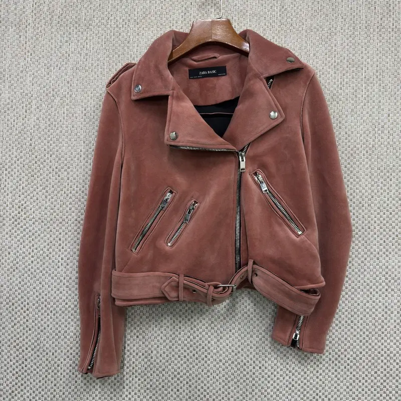 자라 ZARA 베이직 스웨이드 라이더 자켓 M H03892