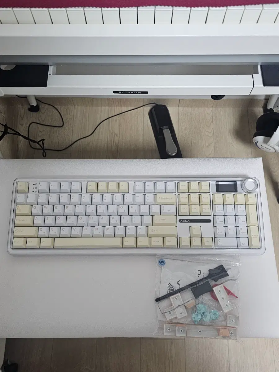 aula 독거미 f108pro 정발 저소음바다축 키보드