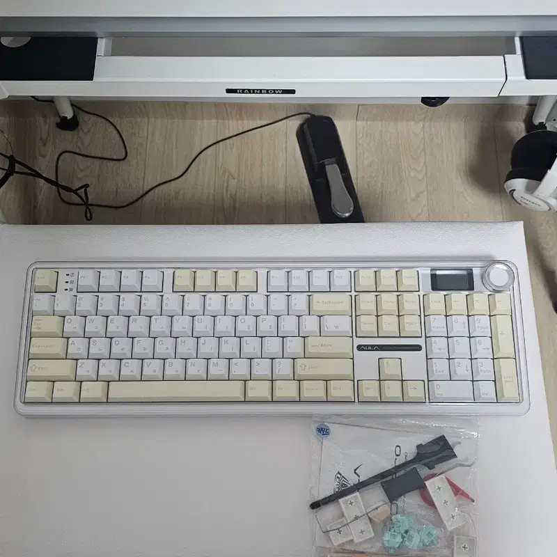 aula 독거미 f108pro 정발 저소음바다축 키보드