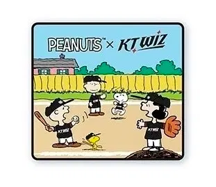 미개봉)) KTWiz KT위즈 스누피(피너츠) 콜라보 야구 담요