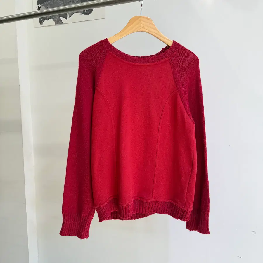 OLD BETTY'S (Made in Japan) 판넬 스웻셔츠