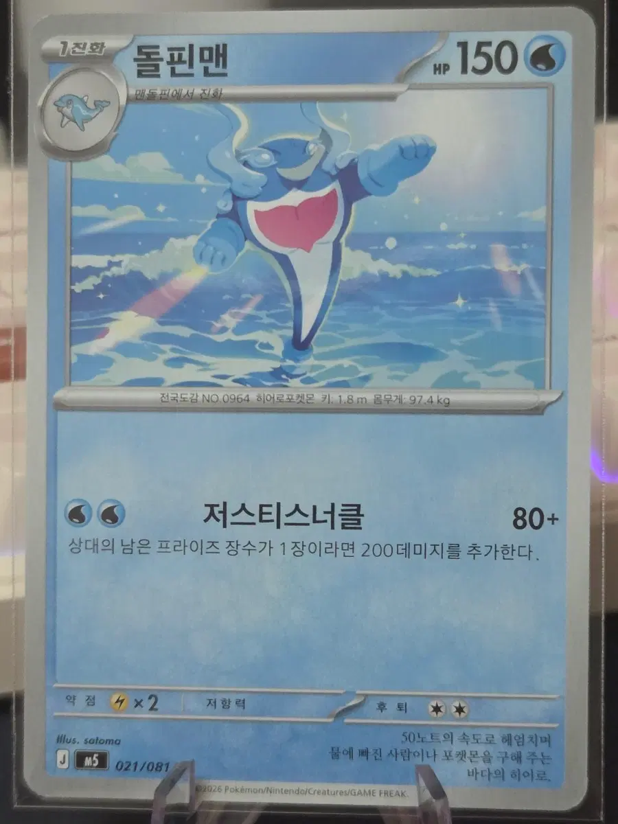 포켓몬카드 돌핀맨