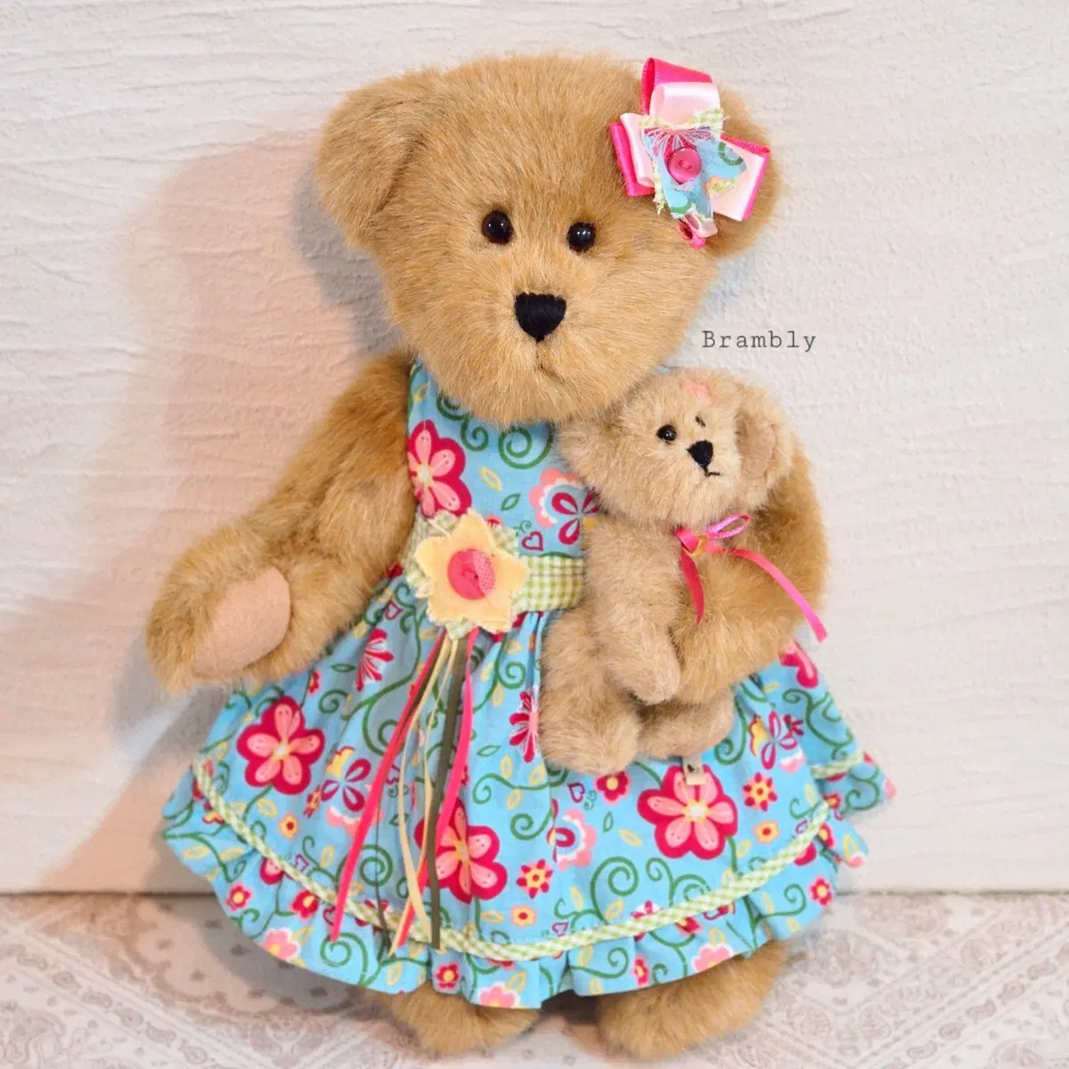 Boyds Bears 보이즈베어 빈티지인형 테디베어 블루밍 플로랄 꽃 곰돌이 장식 수집 인테리어 레어 키덜트 소품
