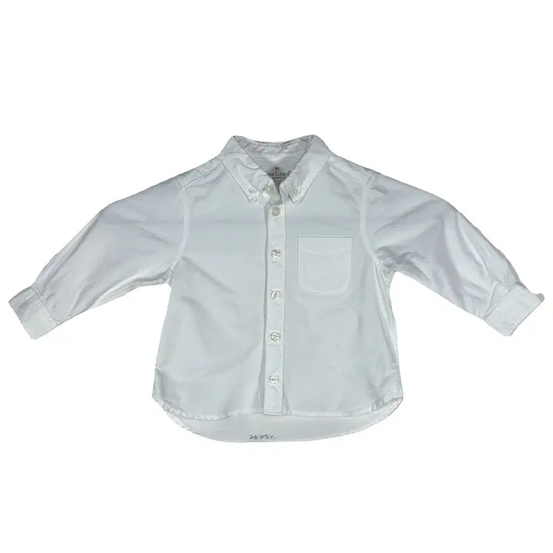 무인양품 키즈 유아 옥스포트 화이트 셔츠 [90] 코튼 100%