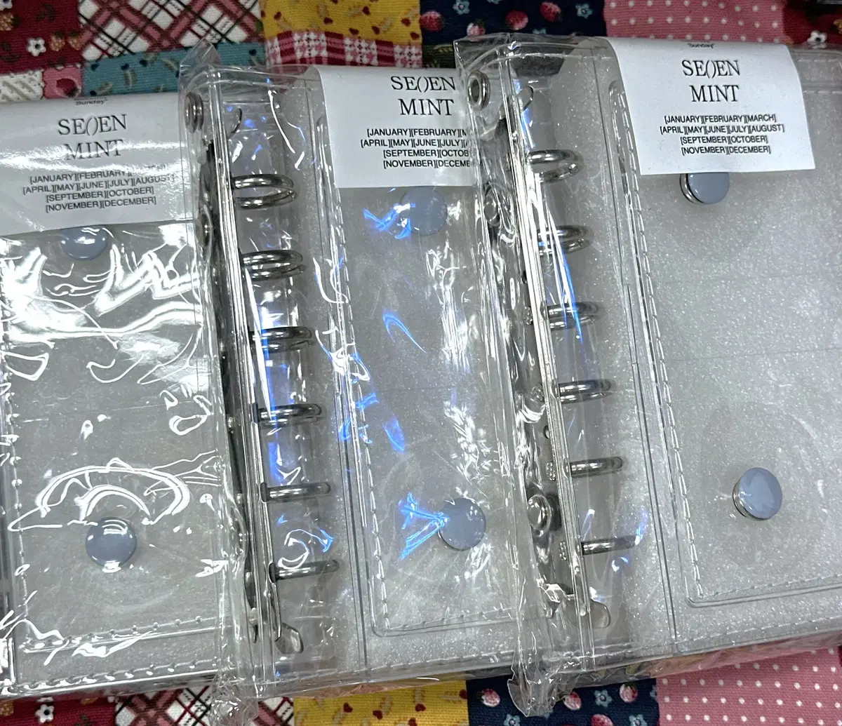 A7 바인더 투명 3단 포켓