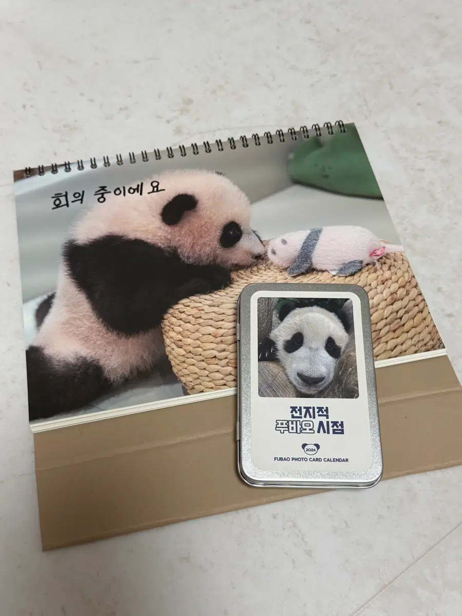 일괄) 2024 푸바오 달력