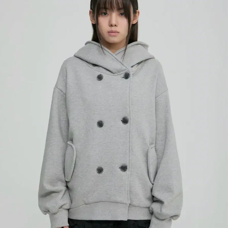 플레어업 Double Hoodie 그레이