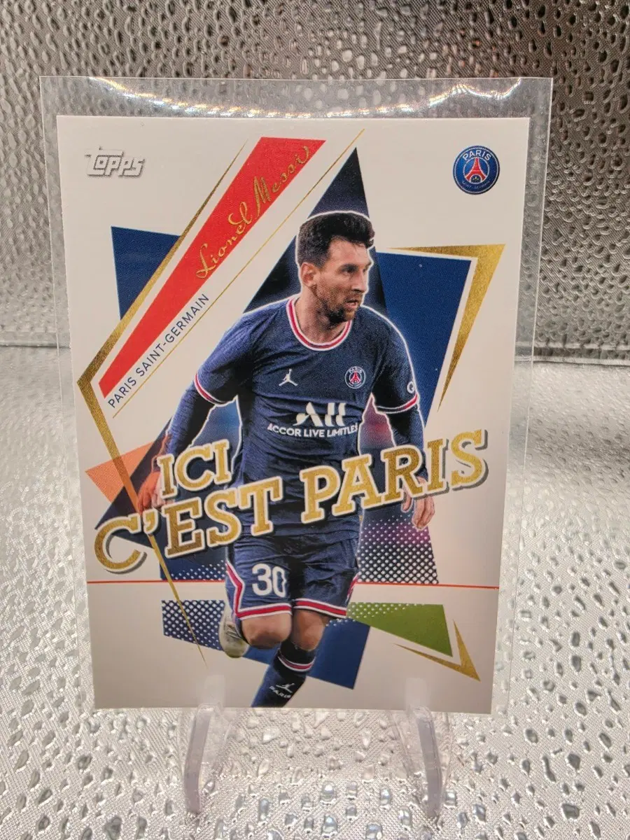 파리생제르망 리오넬 메시 2022 탑스 PSG 축구카드