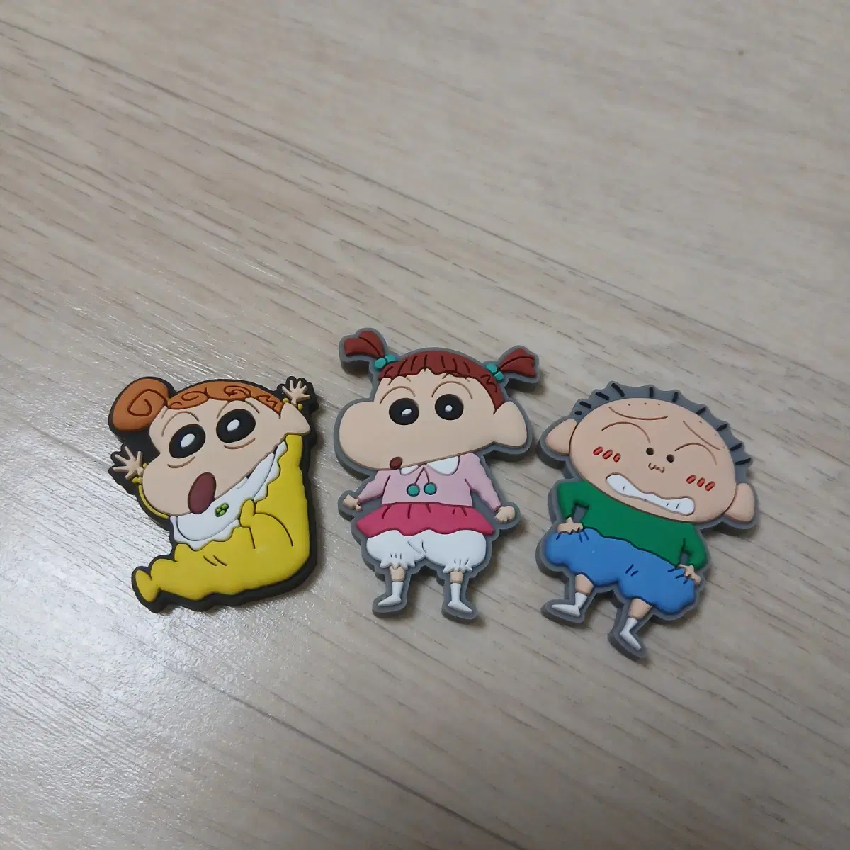 짱구 고무 마그넷 짱아 유리 훈이 가챠 피규어