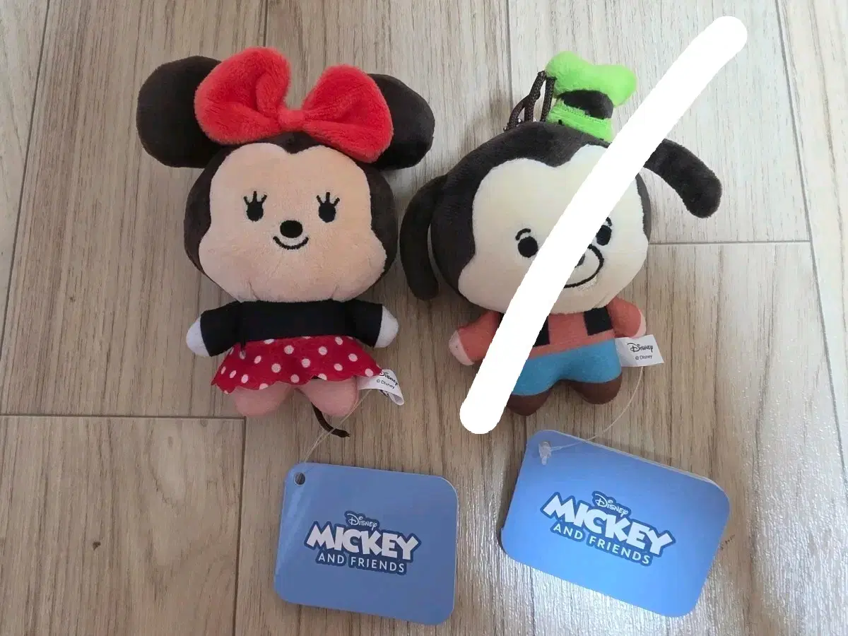 베베 미키와 친구들 인형 키링 (미니마우스)