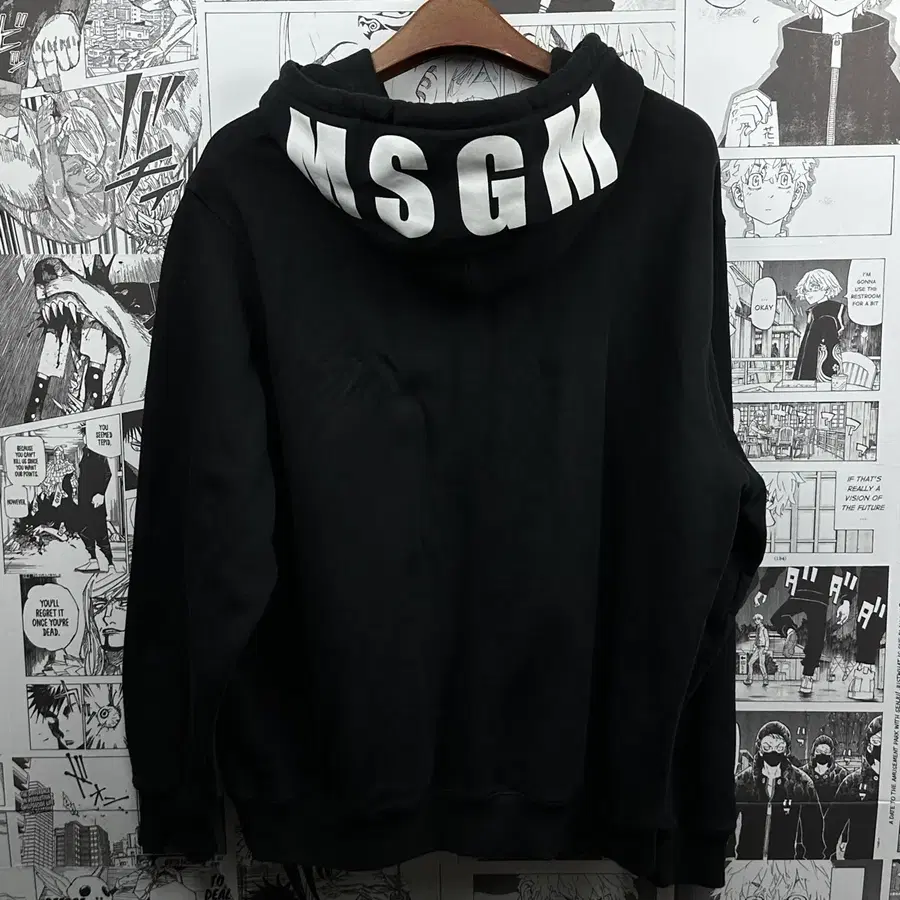 MSGM 맥시 로고 후드티
