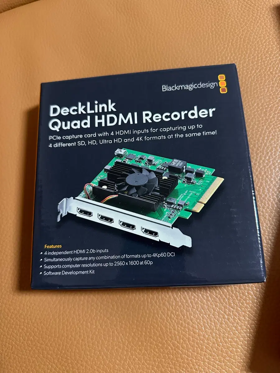 블랙매직 덱링크 쿼드 레코더 & 미니 모니터 4K (Blackmagic DeckLink)