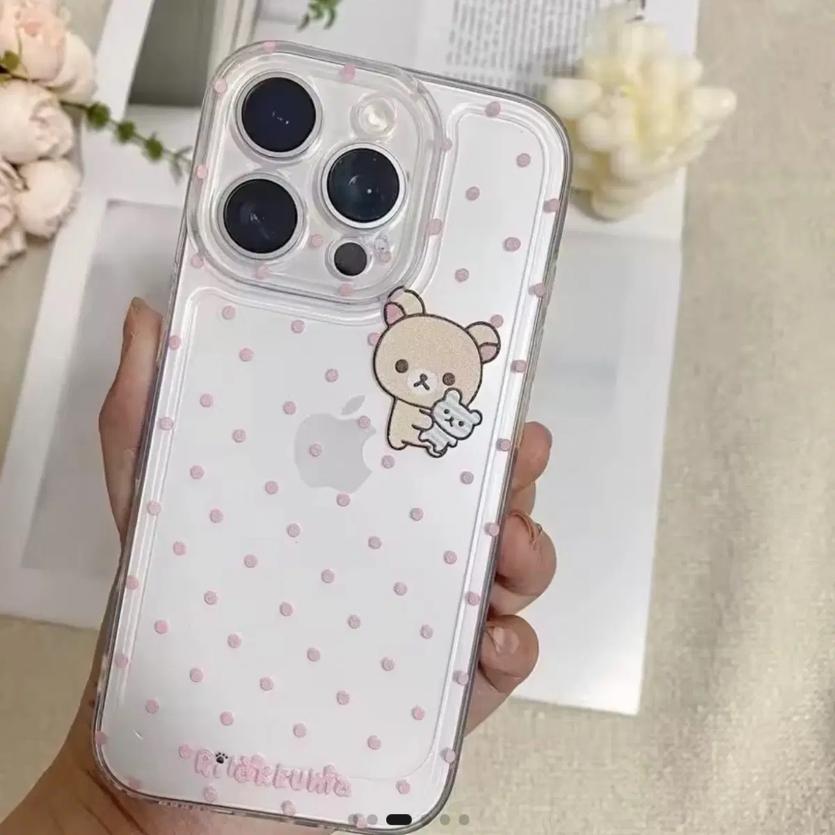 코리락쿠마 디자인 아이폰XS 폰케이스