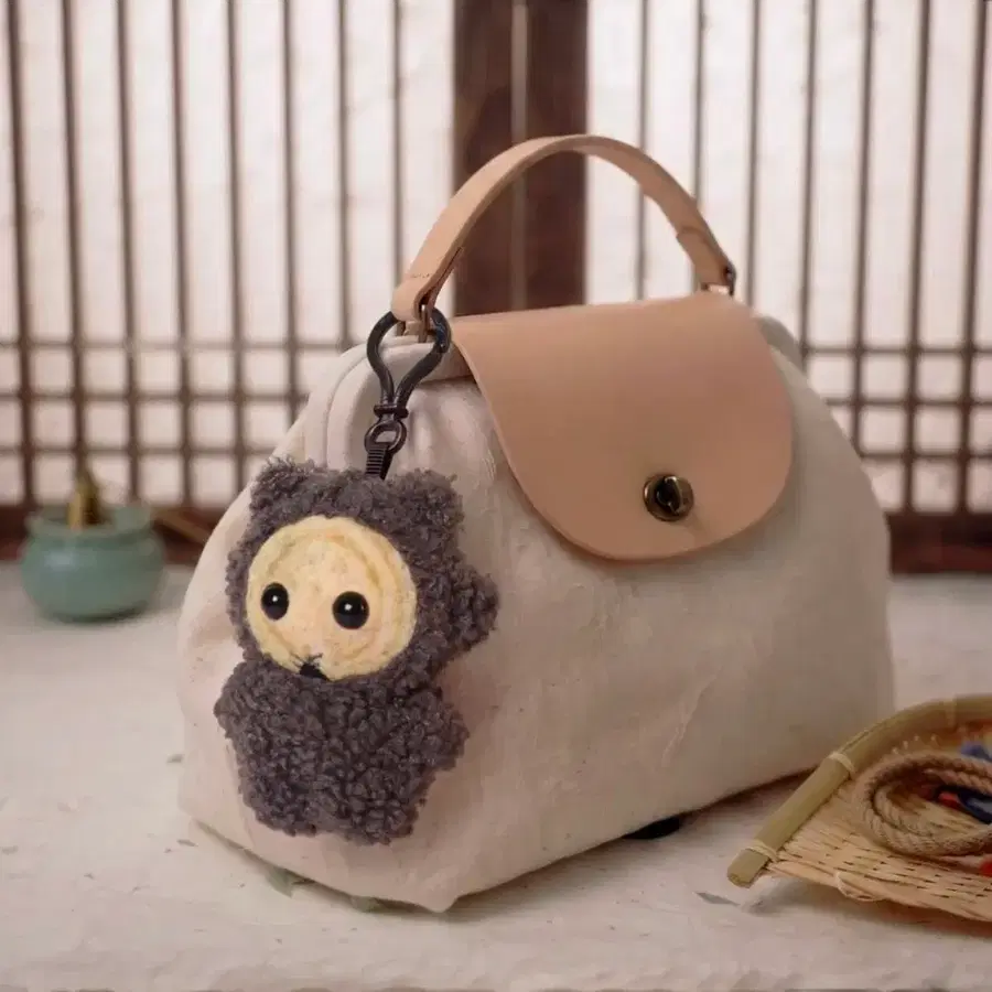 동궁 꺼먹살이 베이직 인형키링 13cm