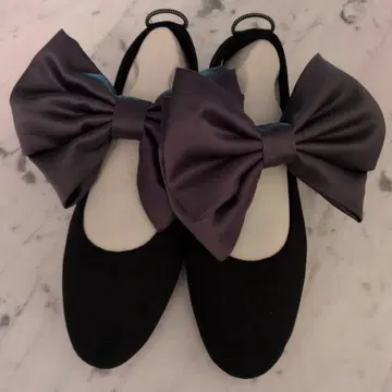 [ Bibiy. x Offen ] 미사용 새상품 shoes 리본 NAVY 네이비