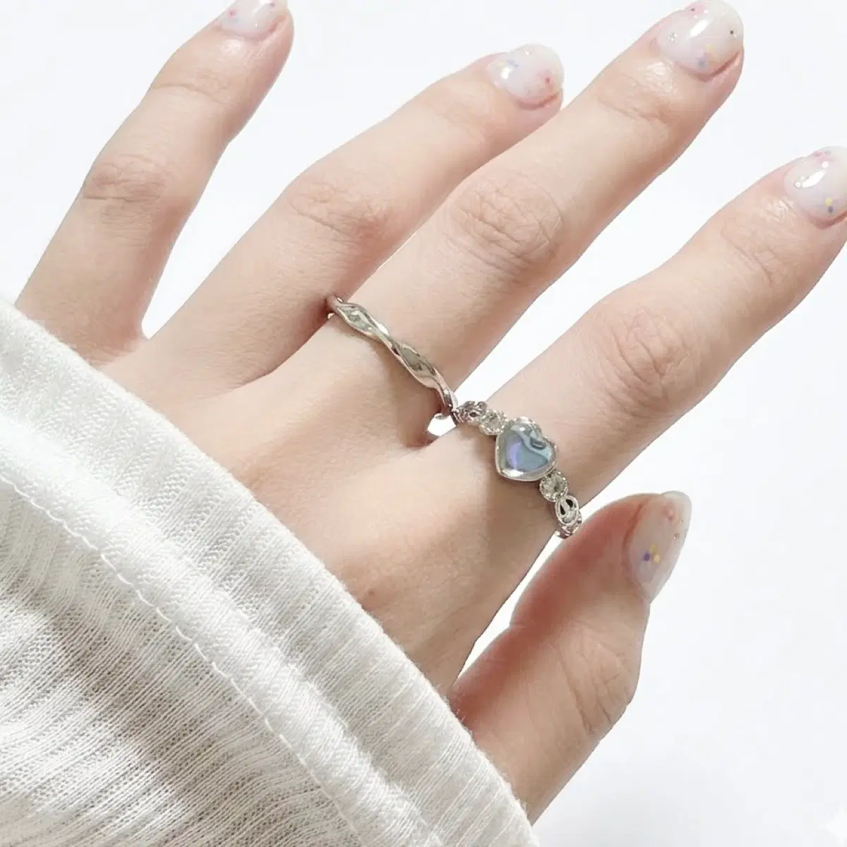 새상품 실버925 꼬임반지, 은반지, silver925 오픈링 반지