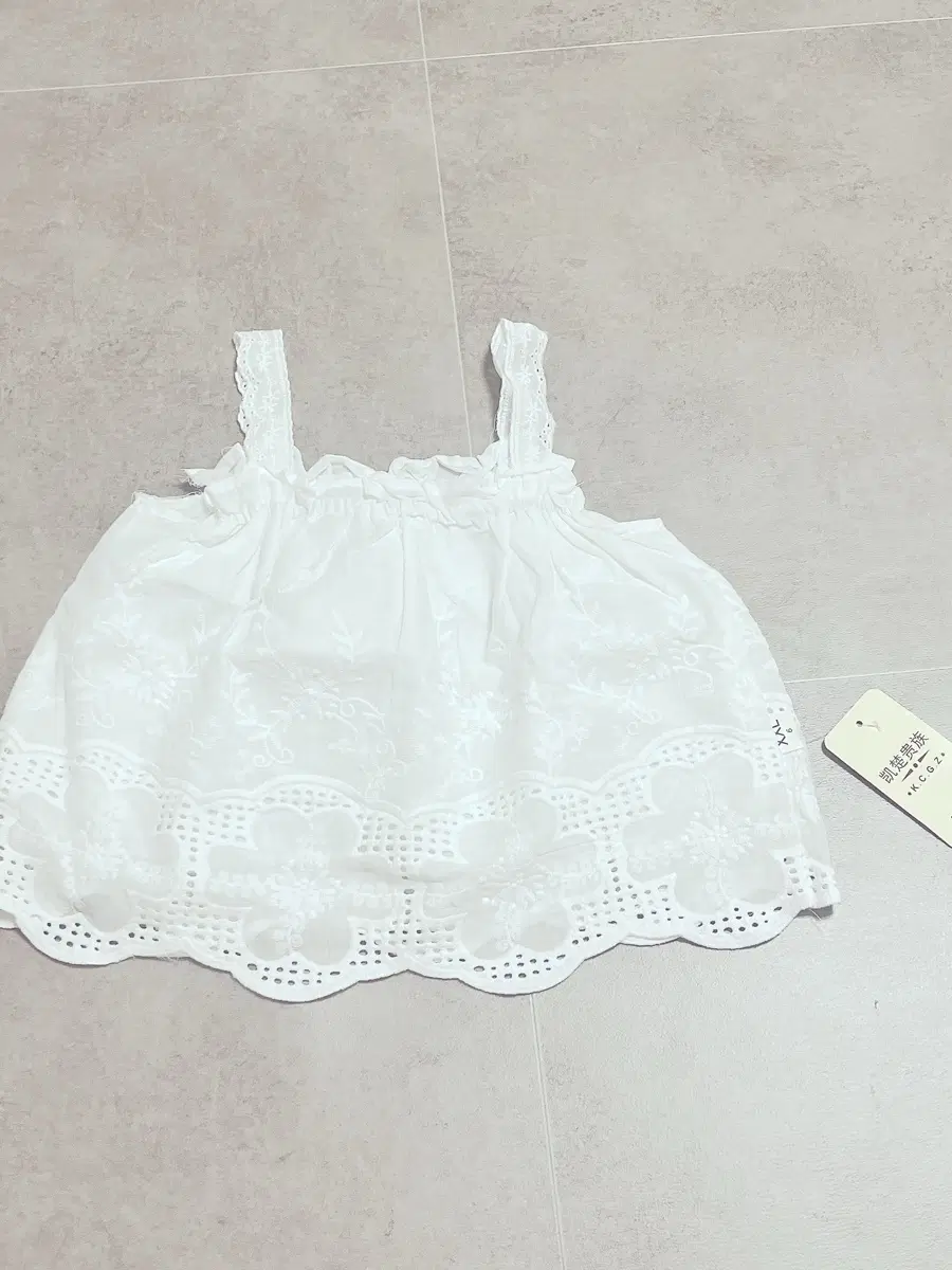 (새상품, 택포함0) 키즈/아동 화이트 뷔스티에