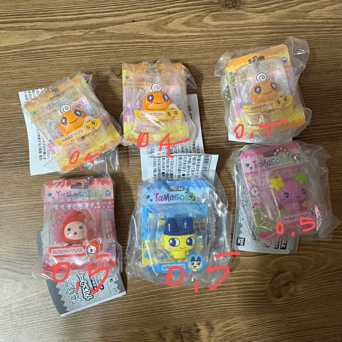 다마고치 가챠 블리스터 패키지 콜렉션 마메치 메메치 플라워치