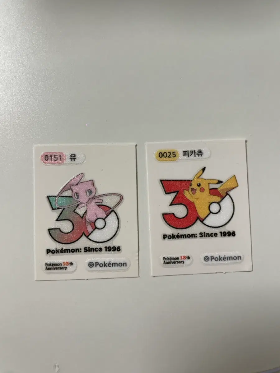 포켓몬띠부실 뮤,피카츄 30주년