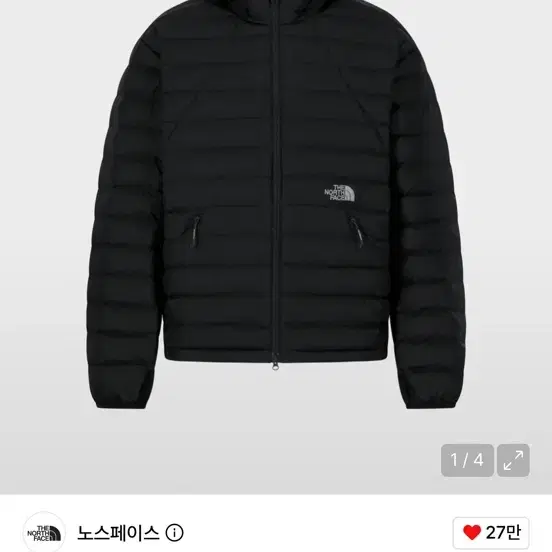 노스페이스 벤투스 패딩 M 95