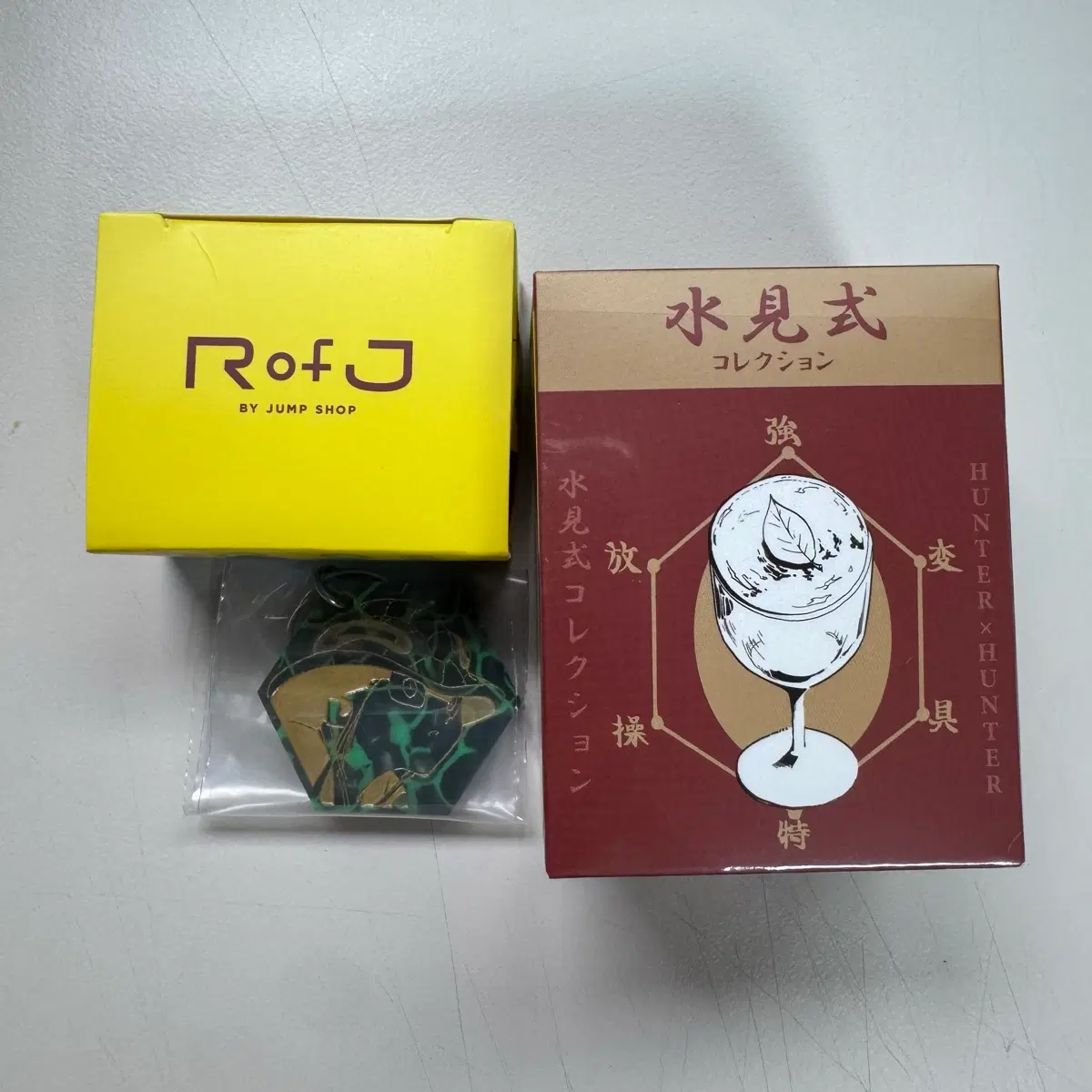 헌터헌터 점프샵 수견식 넨 검사 컬렉션 키홀더+피규어 - 메르엠