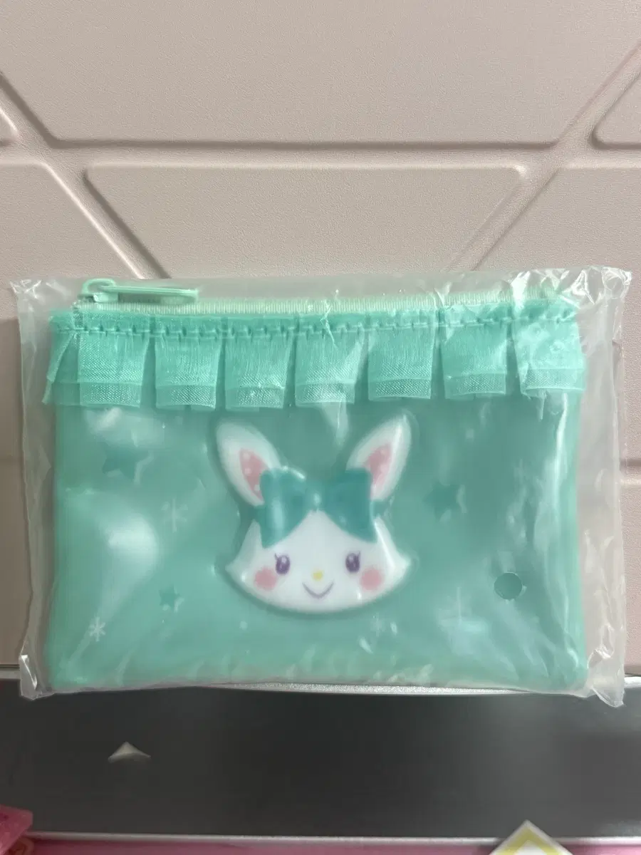 위시미멜 레이스 pvc 파우치 산리오
