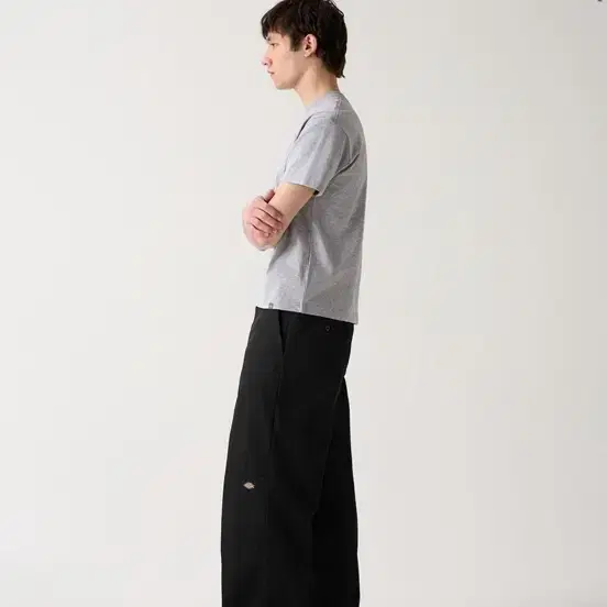 디키즈 더블니 85283 루즈핏 워크팬츠 Black