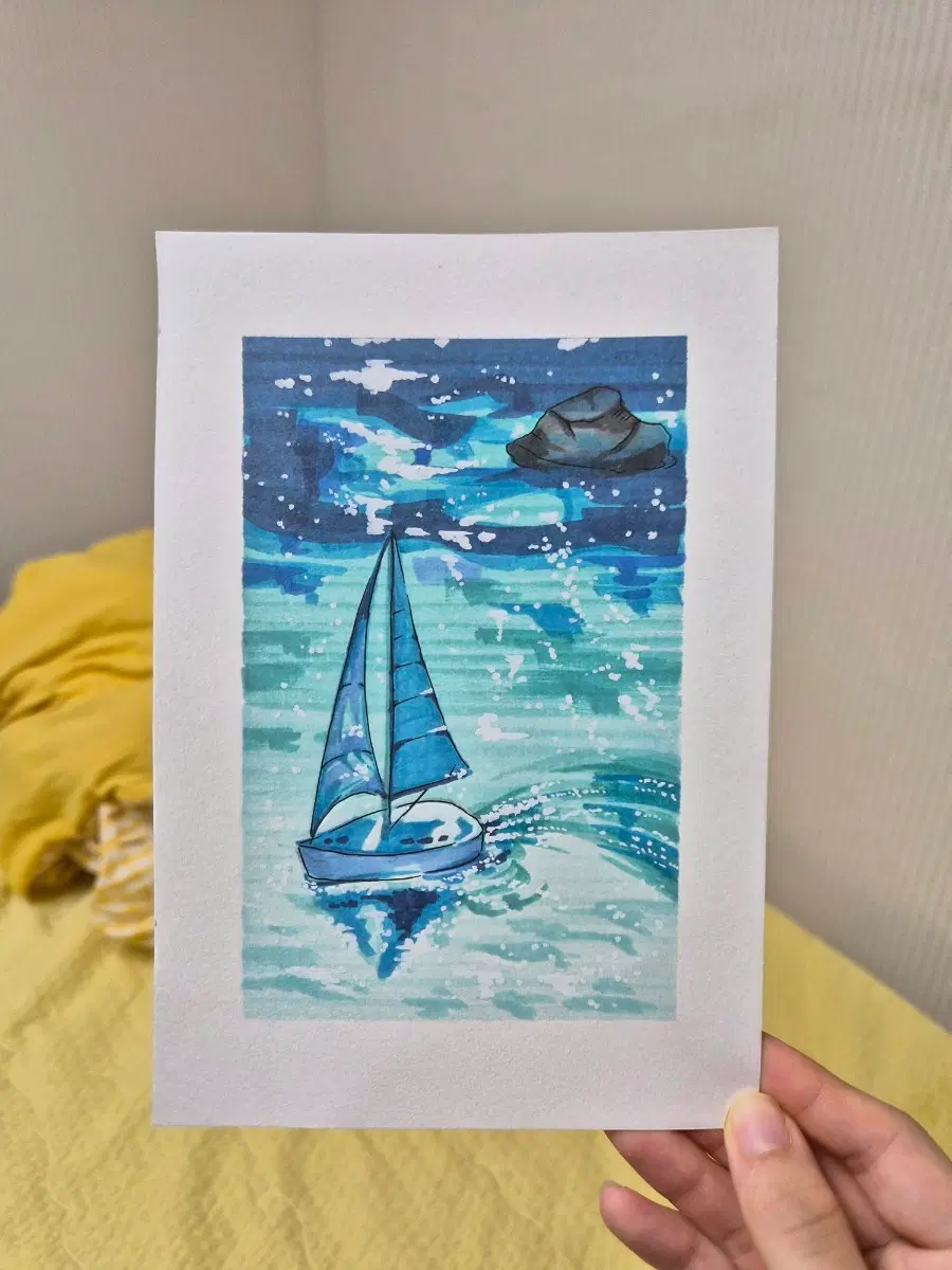 돗단배 그림