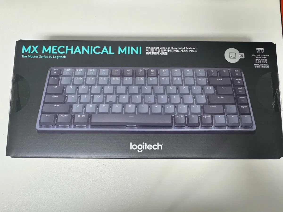 로지텍 코리아 MX MECHANICAL MINI 무선 기계식 키보드 (갈축)