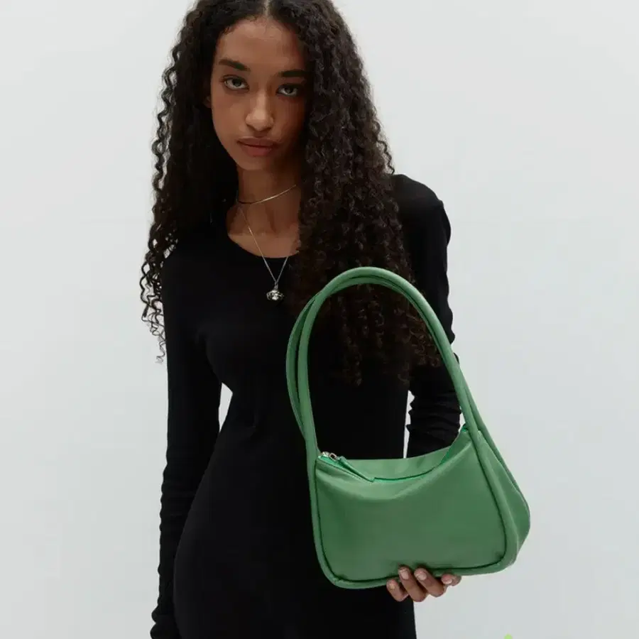 여밈 mini ridge bag (basil green)
