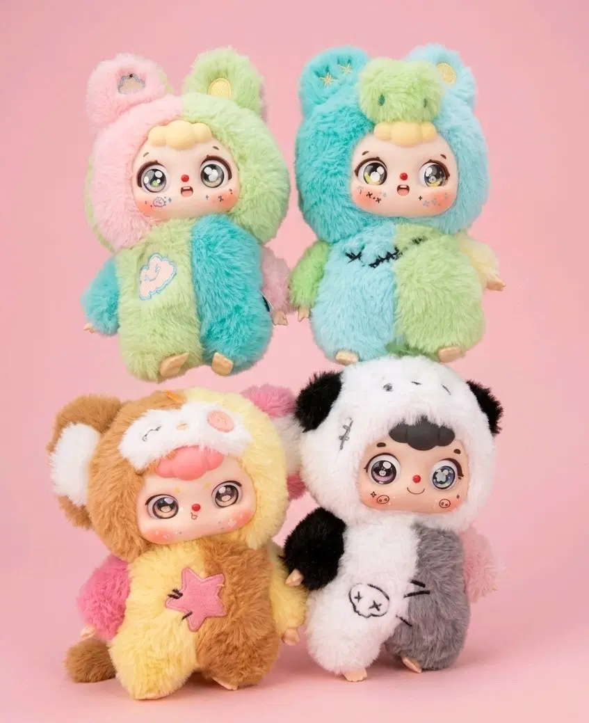 두바오인형 4종일괄