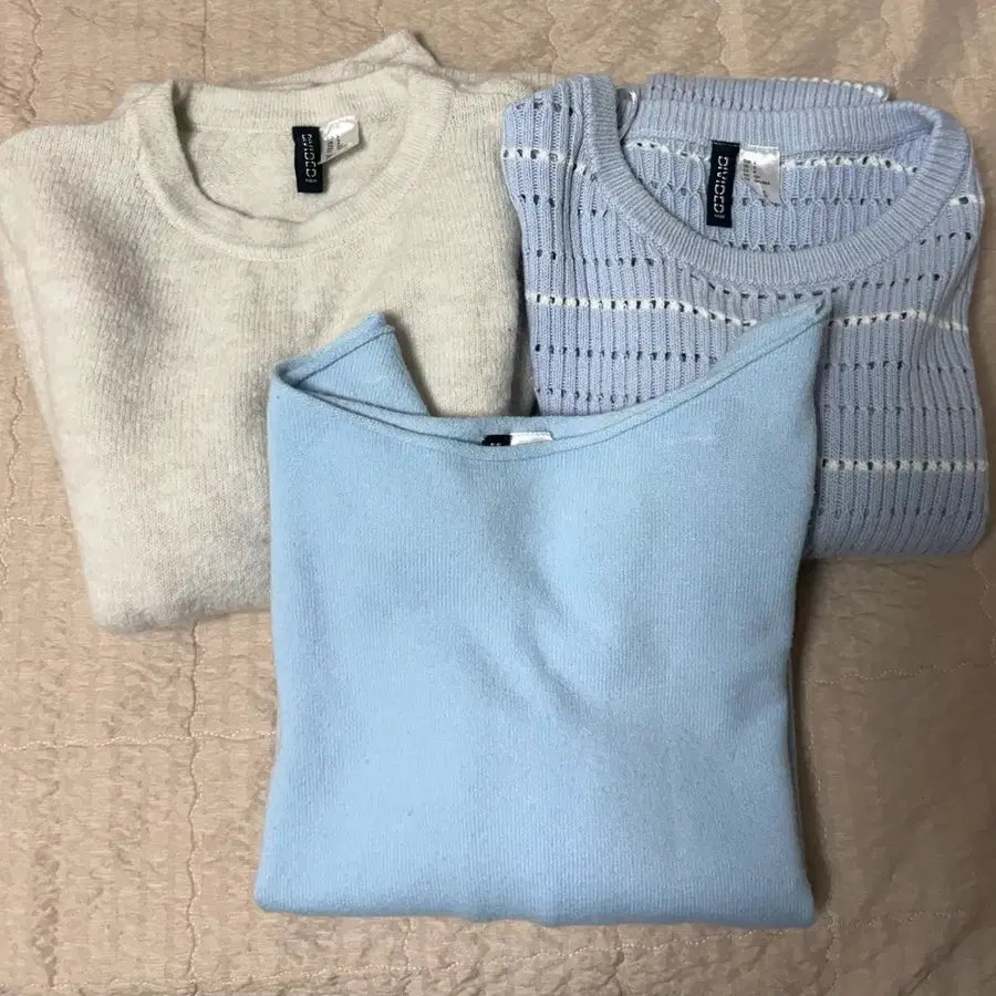 H&M 니트 3종 일괄 정가 $94.97