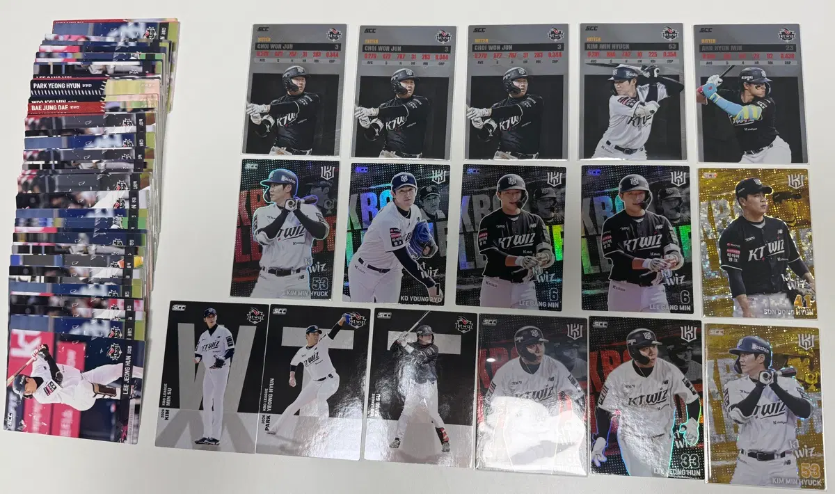 KBO 카드 kt 위즈 일괄 판매(레코드, 페럴, 홀로, 노멀)
