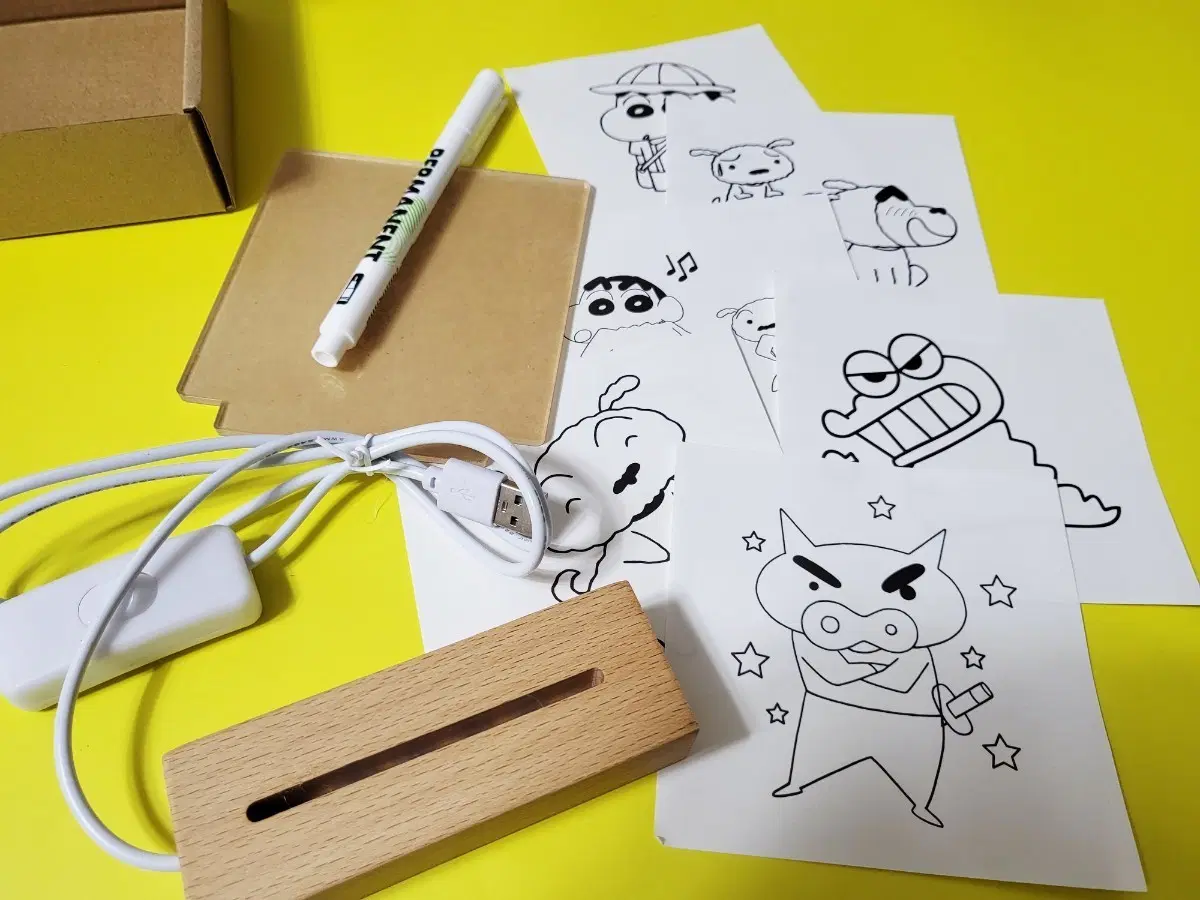 22년도 짱구 DIY 아크릴 무드등
